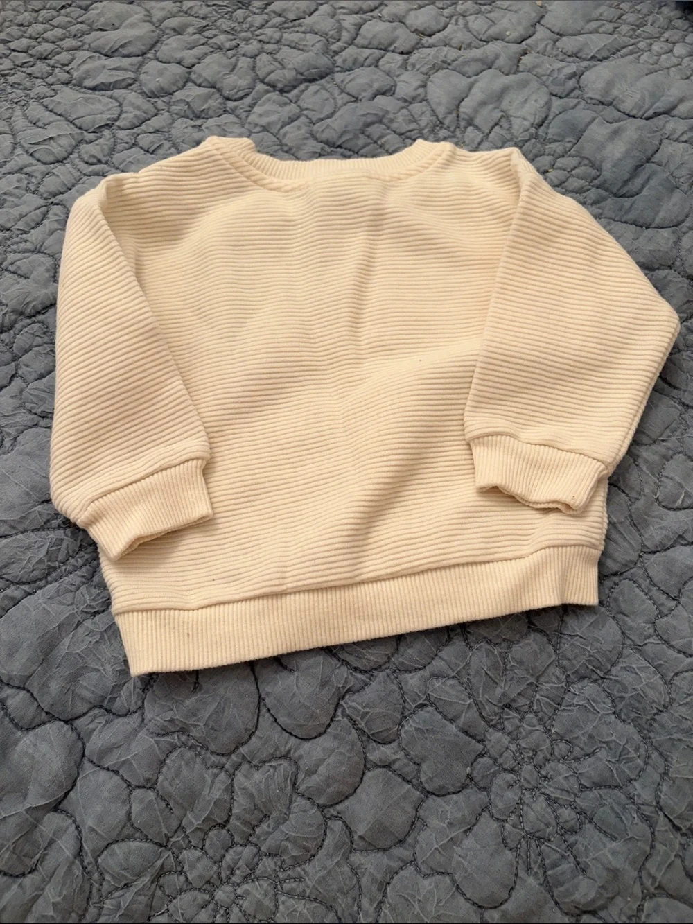 ADORABLE! Disney Cream Ribbed Winnie the Pooh One-Piece Set